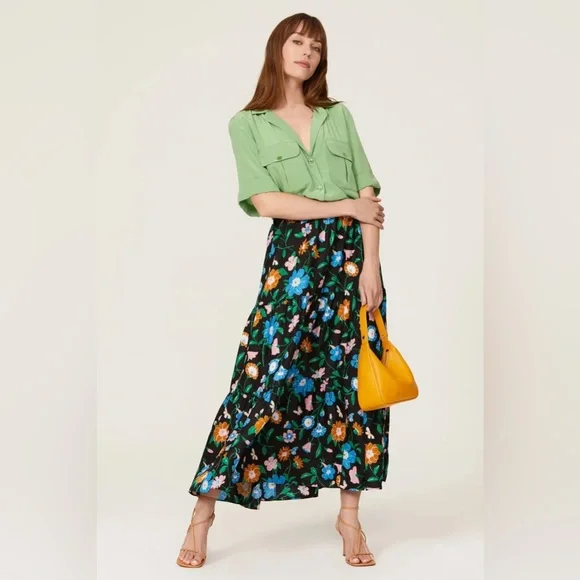 Kate Spade Floral Garden Cloqué Skirt - Picture 6 of 15